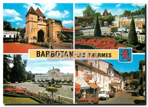 Cartes postales moderne Barbotan les Thermes Gers l'Eglise Les Bains Clairs Bains de boues Rue principale