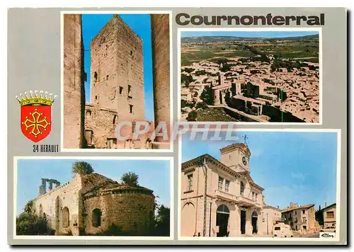 Moderne Karte Cournonterral Herault