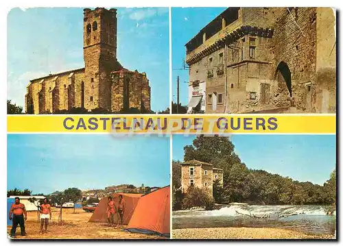 Cartes postales moderne Castelnau de Guers Herault l'Eglise Porte Minerve