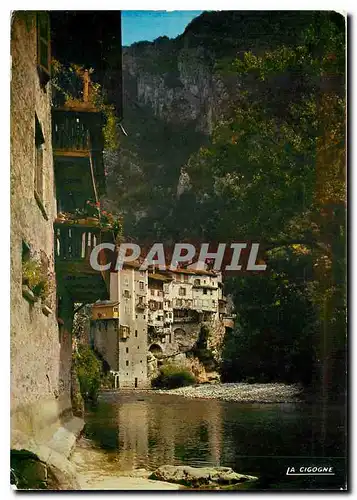 Cartes postales moderne Pont en Royans Isere Les Maisons suspendues et la Bourne