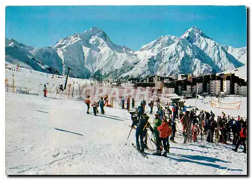 Moderne Karte Les Deaux Alpes Isere Le Pic de la Muzelle l'Aiguille de Venosc