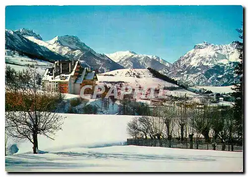 Cartes postales moderne Le Sauze Barcelonnette Alpes du Sud Vue impenable au premier plan le Super Chalet Soleil du Sauz