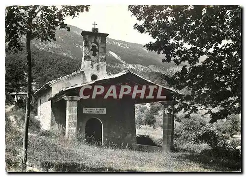 Moderne Karte Annot Basses Alpes La Chapelle de Verimande