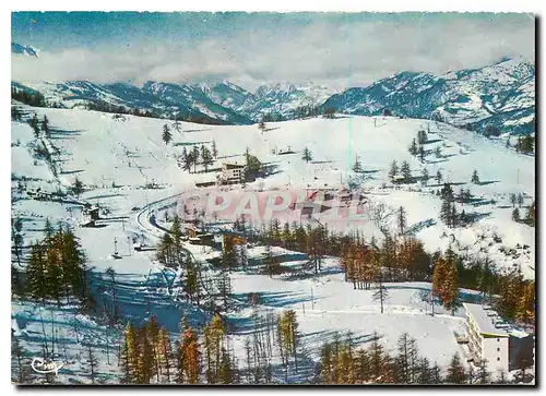 Cartes postales moderne Barcelonnette Vue generale Le Sauze Station