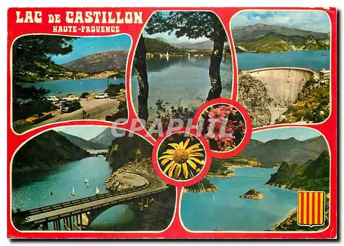 Cartes postales moderne Paysages de France Lac de Castillon Alpes de Haute Provence