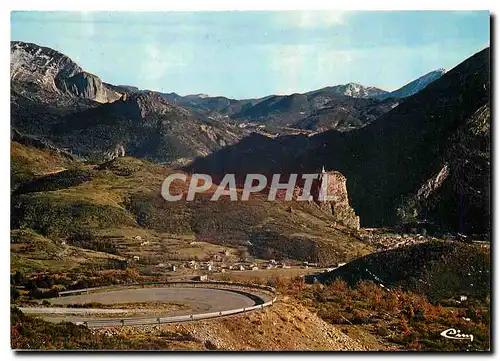 Cartes postales moderne Castellane Alp de Hte Prov Vue generale depuis le col des Leques Route Napoleon