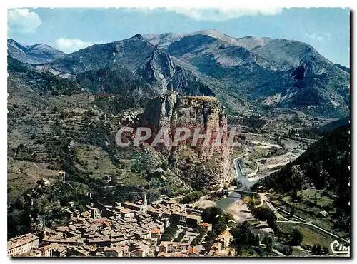 Moderne Karte Castellane B Alpes Vue generale aerienne