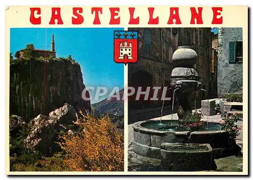 Cartes postales moderne Castellane Alpes de Haute Provence Cite historique sur la Route Napoleon a l'entree des celebres