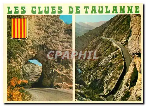 Moderne Karte Paysages de France Route Napoleon Les Clues de Taulanne Alpes de Haute Provence