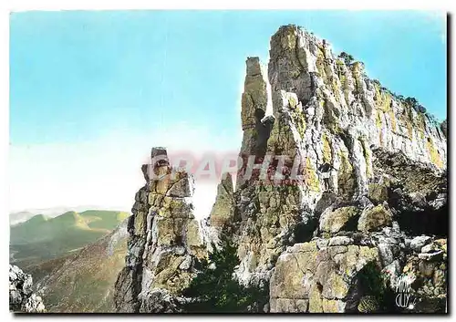 Moderne Karte Haute Provence Gorges du Verdon Rive Droite Les Cadieres de Brondis