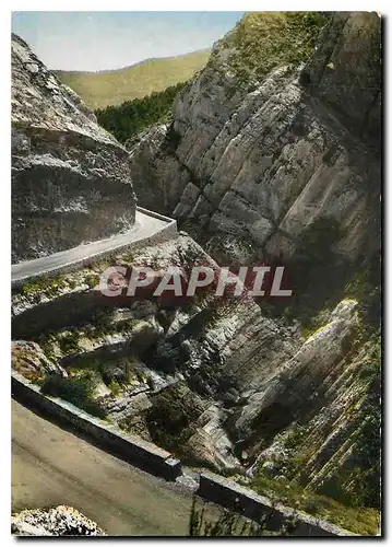 Cartes postales moderne Route Napoleon entre Castellane et Digne Clues de Toulanne au Col des Lecques