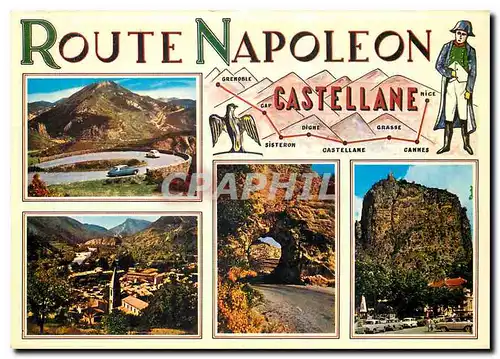 Moderne Karte Paysages de France Castellane Alpes de Haute Provence