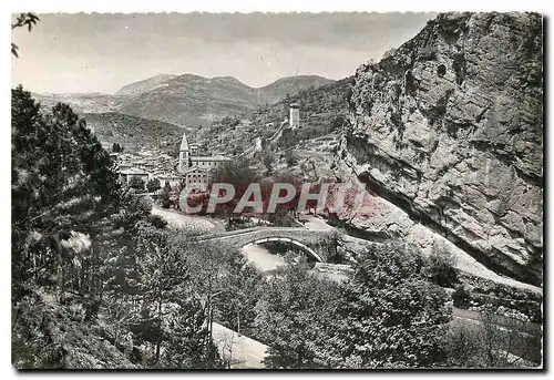 Moderne Karte Castellane B A sur les bords du Verdon ses sites historiques et ses belles montagnes
