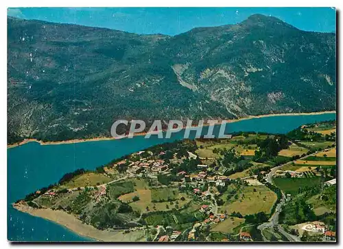 Moderne Karte St Julien du Verdon Alp de Hte Prov Vue generale aerienne