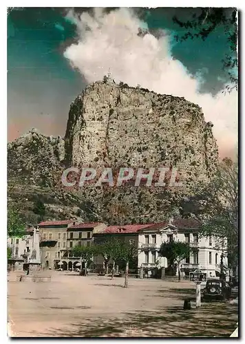 Cartes postales moderne Castellane B A Le Roc et la Place