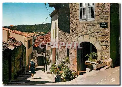 Moderne Karte Greoux les Bains B A Une vieille rue