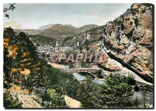 Cartes postales moderne Castellane B A sur la Route Napoleon Le Pont Napoleon et la Ville