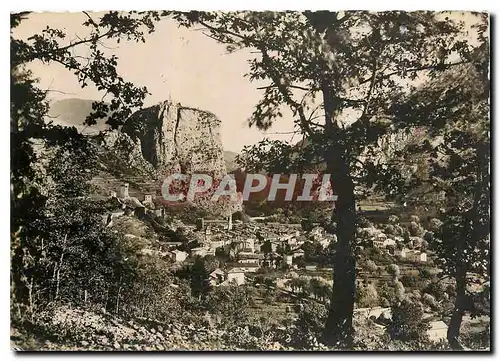 Moderne Karte Castellane B A sur la Route Napoleon Vue generale et le Roc