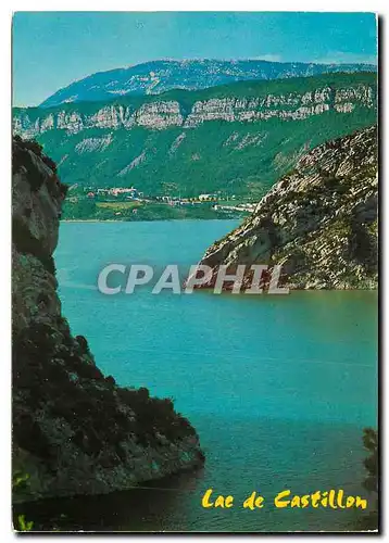 Cartes postales moderne Paysages de France Lac de Castillon Alpes de Haute Provens de Saint Julien ce Le Lac a St Julien