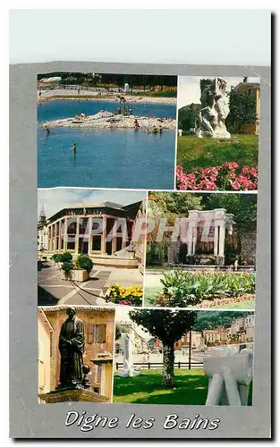 Cartes postales moderne Digne les Bains Alpes de Haute Provence Station thermale climatique et touristique de la Route N