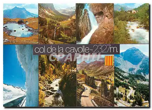 Cartes postales moderne Le Col de la Cayolle Reliant la haute vallee du Var Alpes Maritimes a la vallee de l'Ubaye Alpes