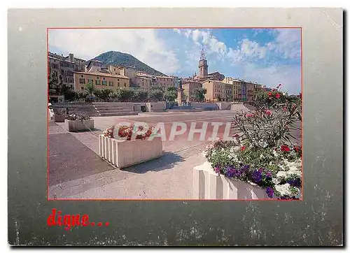 Moderne Karte Digne les Bains Alpes de Haute Provence Capitaile des Alpes de la Lavande sur la Route Napoleon