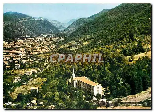 Moderne Karte Digne Alpes de Hte Prov Vue generale aerienne et maison de retraite St Domnin