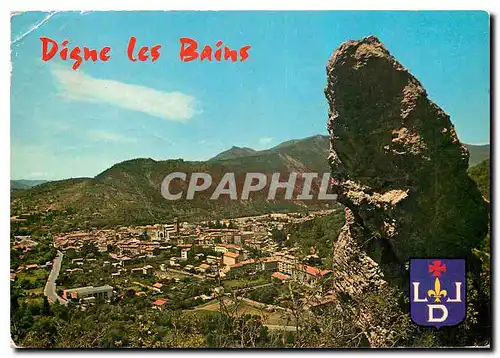 Moderne Karte Digne les Bains Alpes de Haute Provence Capitale de la lavande Station touristique climathique e