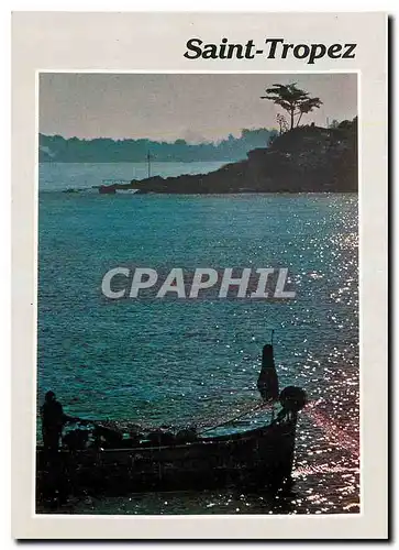 Cartes postales moderne Saint Tropez Var Coucher de soleil