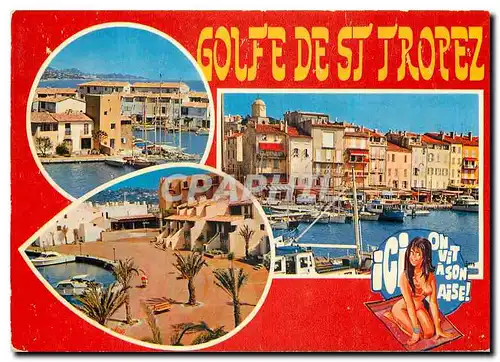 Cartes postales moderne Golfe de St Tropez Var Port Grimaud Marines de Cogolin St Tropez