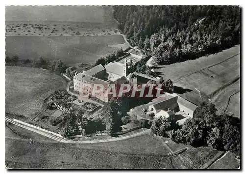 Moderne Karte Abbaye Notre Dame des Neiges par La Bastide Lozere La Facade