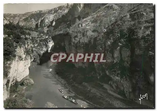 Moderne Karte Les Gorges du Tarn Lozere Sortie des Detroits