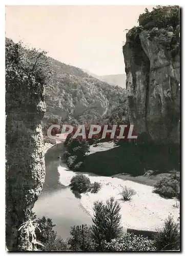 Moderne Karte Les Gorges du Tarn Le Tarn vers les Baumes