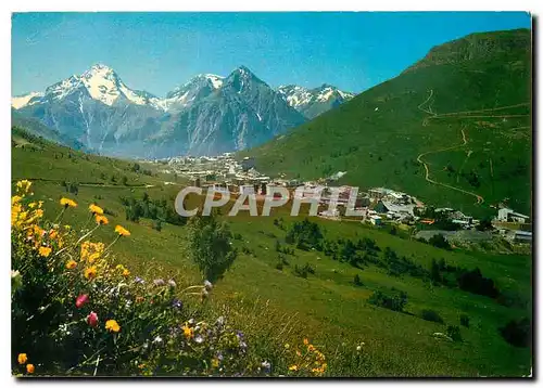 Cartes postales moderne Les 2 Alpes Isere La Muzelle et l'Aiguille de Venosc