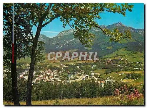 Moderne Karte Villard de Lans Vue generale Le Col de L'Arc et le Cornafion