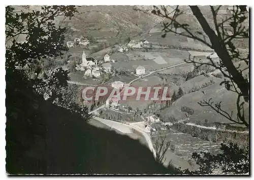 Cartes postales moderne La Salette Fallavaux Vue plongeante sur le Cimetiere des Canadiens et l'Eglise Paroissiale