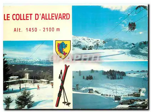 Moderne Karte Le Collet d'Allevard Isere