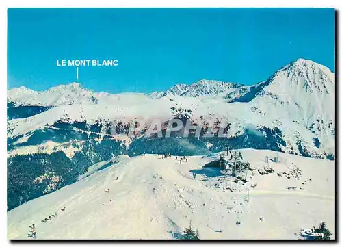 Cartes postales moderne Le Collet d'Allevard Isere Station superieure du telesiege du Grand Collet