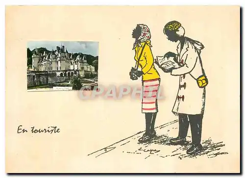 Cartes postales moderne En Touriste Ch�teau Rigny Usse