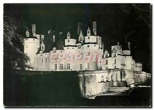 Cartes postales moderne En Touraine Rigny Usse Le Chateau illumine