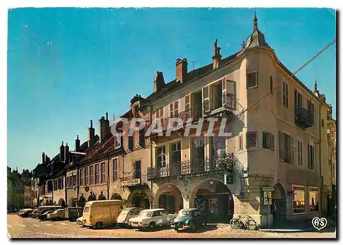 Moderne Karte Lons le Saunier Jura Rue du Commerce Les Arcades dans cette rue est ne Rouget de Lisie