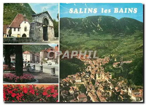 Moderne Karte Salins les Bains Jura