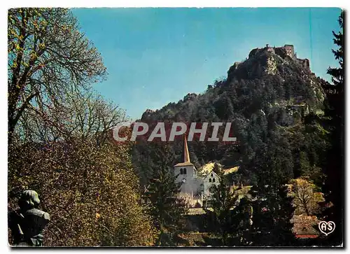 Cartes postales moderne La Franche Comte Pittoresque Salins les Bains Jura L'eglise Saint Anatoile et le Fort Belin vus