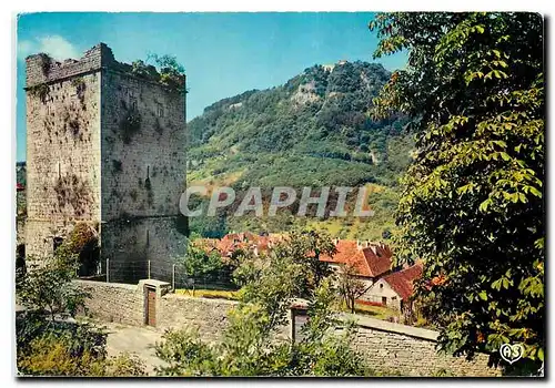 Cartes postales moderne La Franche Comte Pittoresque Salins les Bains Jura Les anciens Remparts L Tour Carree a l'horizo