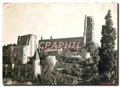 Moderne Karte Albi Tarn La Cathedrale Ste Cecile et le Palais de la Berbie