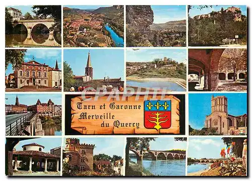 Cartes postales moderne En Parcourant le Tarn et Garonne Laguepie St Antonin Route touristique Bruniquel Caussade Negrep