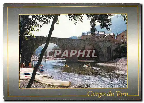 Moderne Karte Gorges du Tarn Lozere Ste Enimie Cite medievale