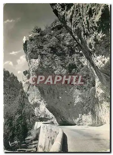 Moderne Karte Les Gorges du Tarn Pres du Cirque des Baumes L'Encorbeillement