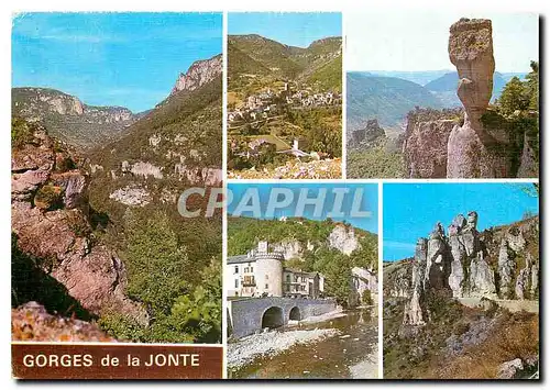 Cartes postales moderne Gorges de la Jonte Peyreleau Vase de Sevres Meyruels Tunnel