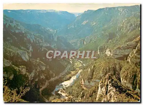 Cartes postales moderne Gorges du Tarn Le Point Sublime Lozere Vue vers le Pas de Soucy et Roc Aiguille